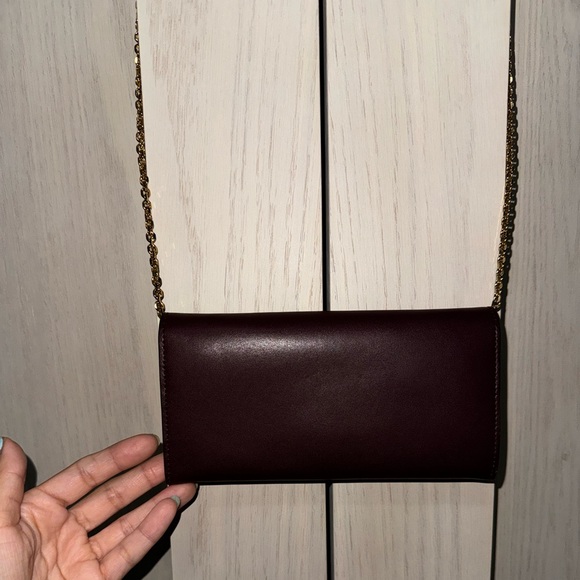 FENDI Burgandy By The Way Wallet On A Chain - Picture 6 of 13